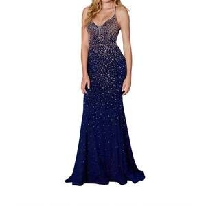 NEW AMARRA poppy gown in navy